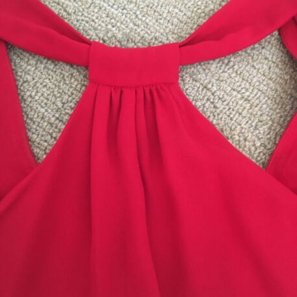 Banana Republic Red Racerback Sleeveless Top Size XS - Picture 7 of 7